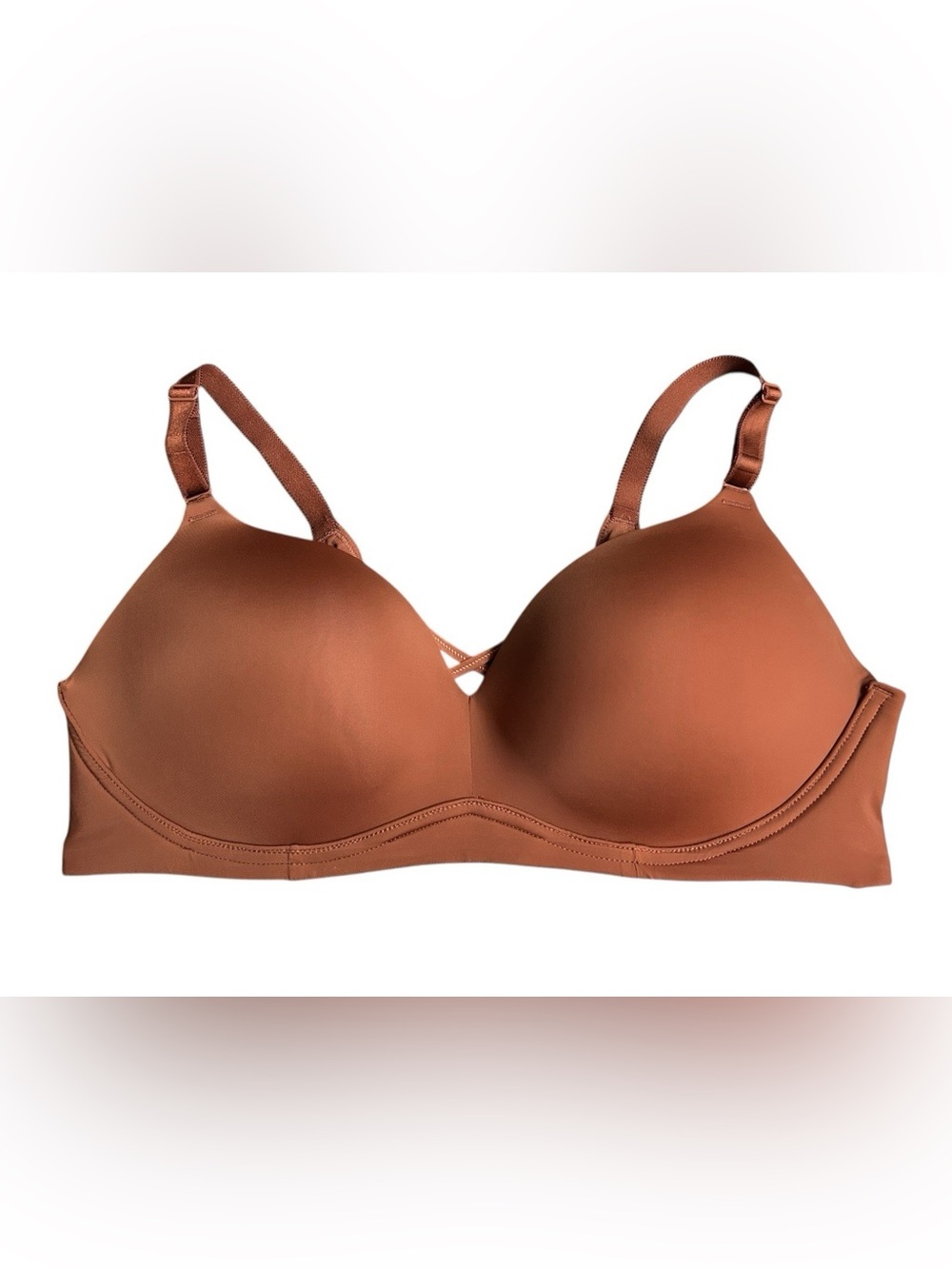 Torrid Dream Wire-Free Push Up Bra Caramel Brown 42D EUC Comfort Sexy T Shirt